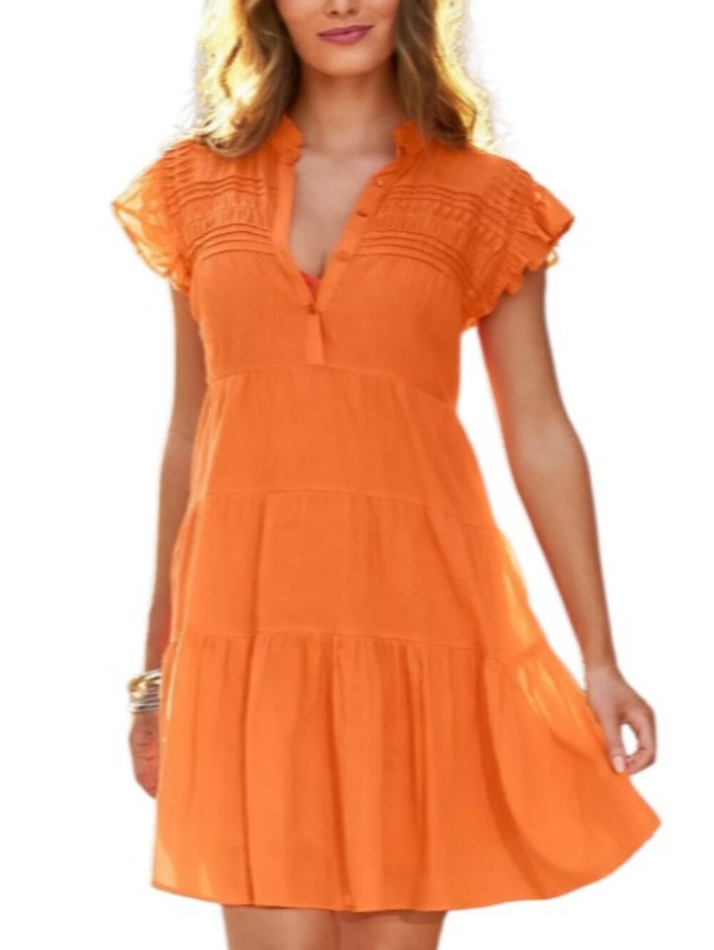 Boston Proper Tiered Shift Dress-NWT